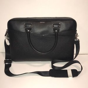 Cole Haan - black briefcase Laptop bag NEW w/ tags